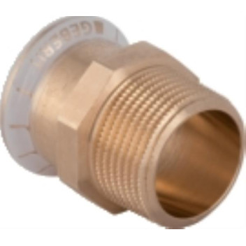 GEBERIT MAPRESS COPPER REDUCER WITH MALE THREAD 76.1mm 61732