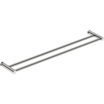 BATHROOM BUTLER LR3282POLS DOUBLE TOWEL RAIL 650MM