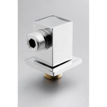 GIO WA-001 SQUARE WALL OUTLET ELBOW CP