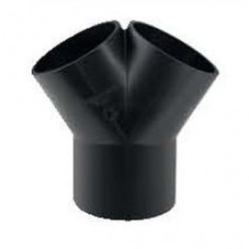 GEBERIT DOUBLE BRANCH BREECH FITTING 75x56mm 30deg 365.465.16.1