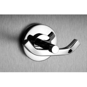 GV DI BELLA L161B MODENA DOUBLE ROBE HOOK CHROME