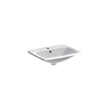 GEBERIT 500.306.01.1 SELNOVA SQUARE COUNTERTOP WASH BASIN 550x450mm