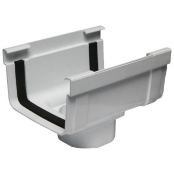 MARLEY SQUARE D-SHAPE PVC GUTTER OUTLET SO503