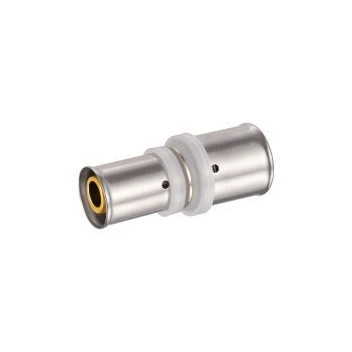 PEXMAN STRAIGHT REDUCING COUPLER BRASS 20x16mm CRIMPED