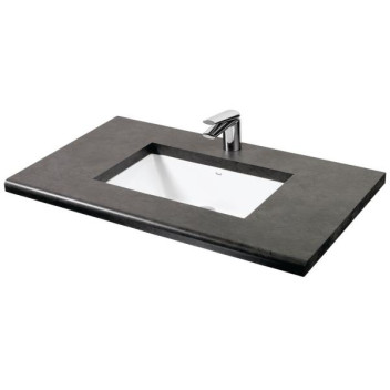 VAAL 700400 QUAIL RECTANGULAR UNDERSLUNG BASIN WHITE 530X340