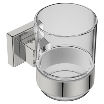 BATHROOM BUTLER 8532POLS TUMBLER & HOLDER POLISHED SS