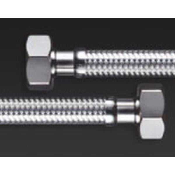 GIO 0206 SS SABS FLEXI BRAIDED CONNECTOR FXF 15X350