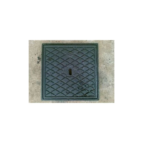 CAST IRON MANHOLE LD 300X300 COVER & FRAME