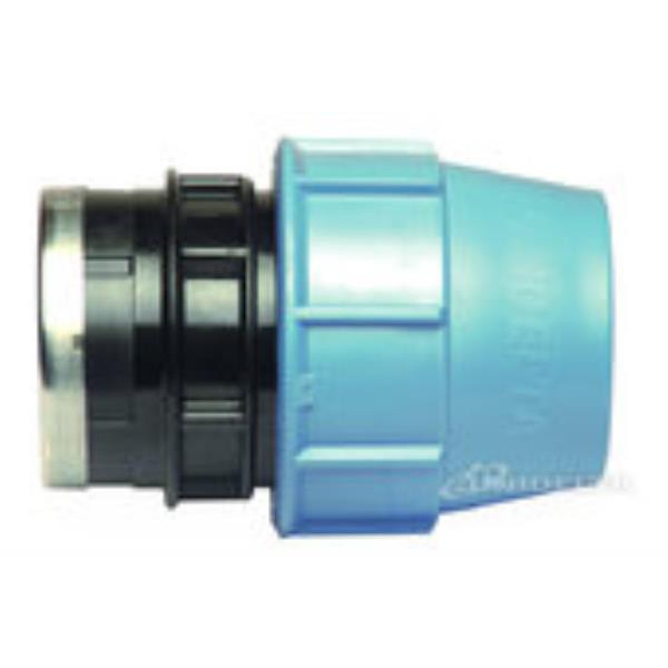 HDPE COMPRESSION ADAPTOR BSP FEMALE 32X1 7036