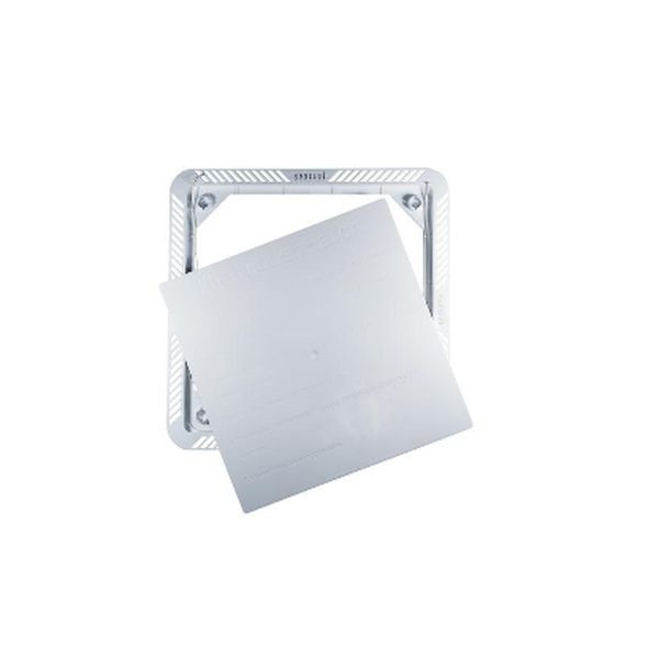 HIDDEN HATCH BATH INSPECTION COVER WHITE ABS 300X300mm 097707