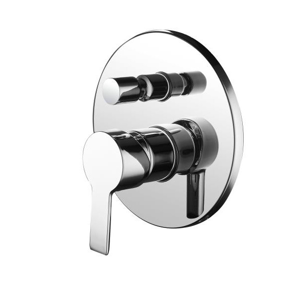 PLUMLINE CYGNUS U/WALL DIVERTER BATH/SHOWER MIXER CP 15mm