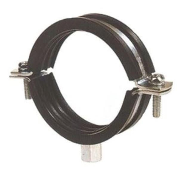 SPLIT PIPE GALV CLAMP & RUBBER LINING 107-115mm(107-112mm)